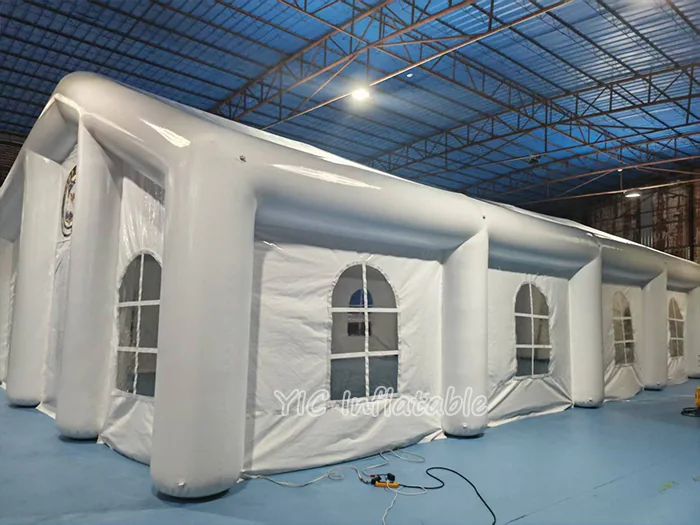 Large white event tent, a commercial commercial 17 x 8.5 x 5 m large white event tent by YIC Inflatable Sports