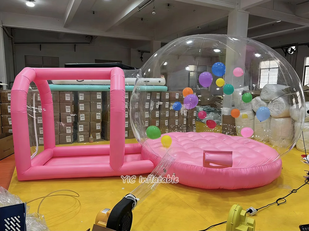 Inflatable transparent dome tent product photo 4
