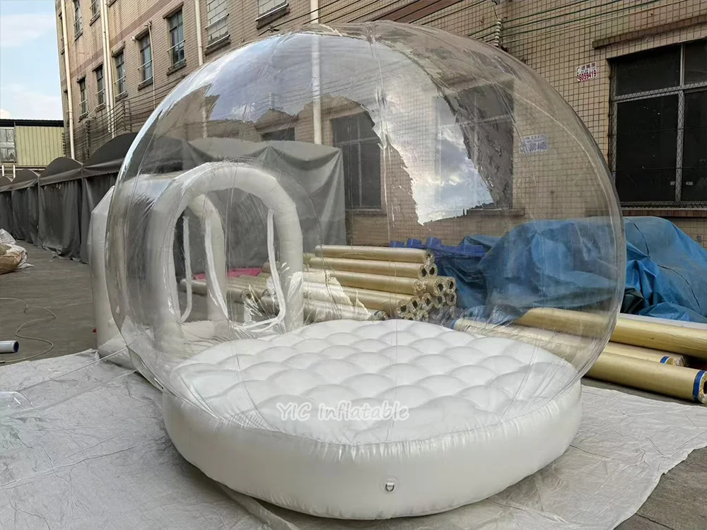 Inflatable transparent dome tent product photo 5