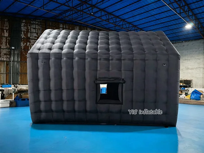 Black inflatable party tent product photo 3