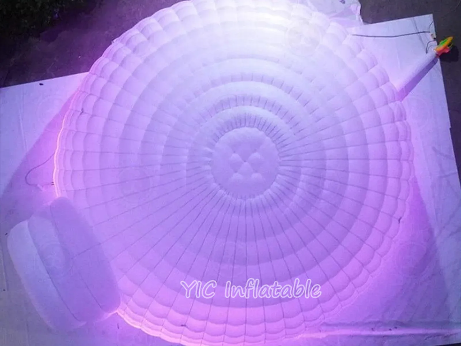 White inflatable dome tent product photo 3