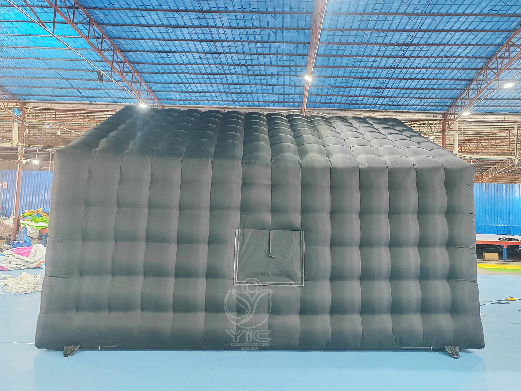Commercial inflatable black honeycomb tent product photo 4