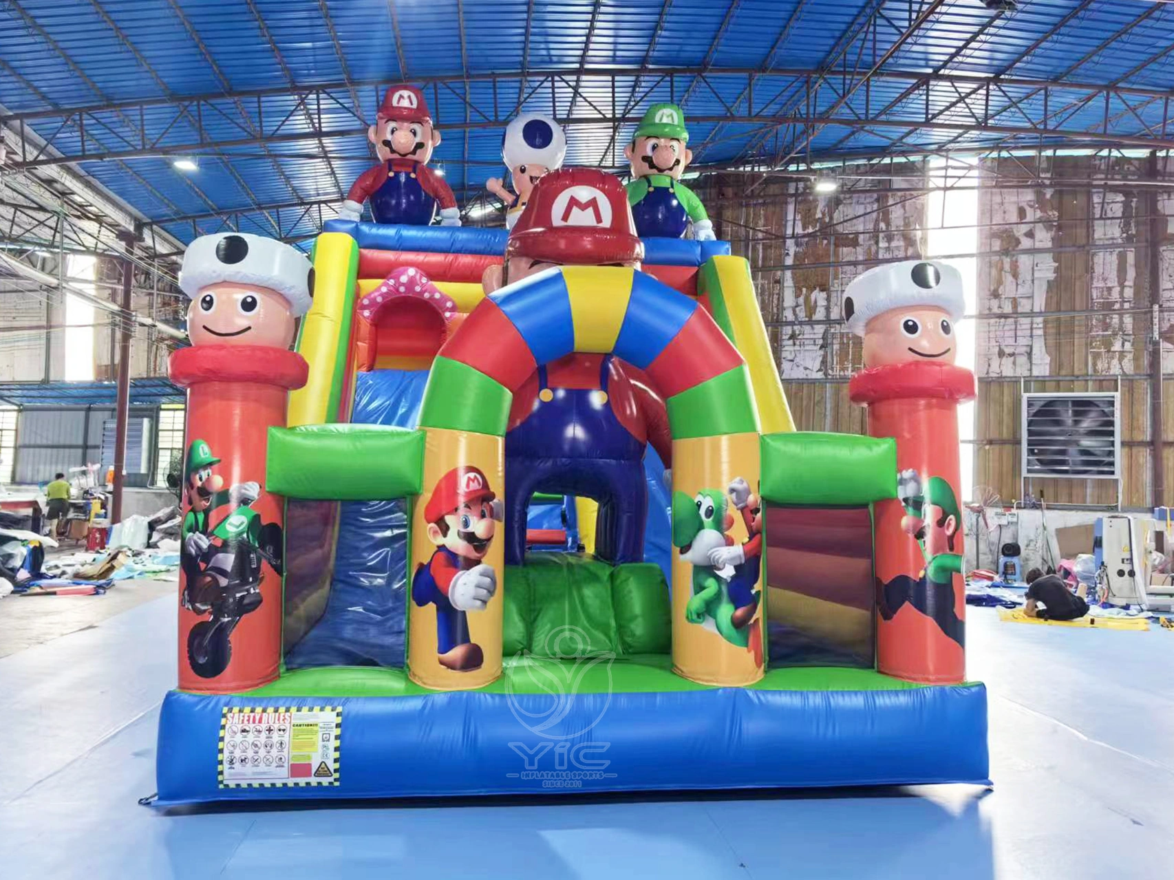 Super mario theme bounce house product photo 2