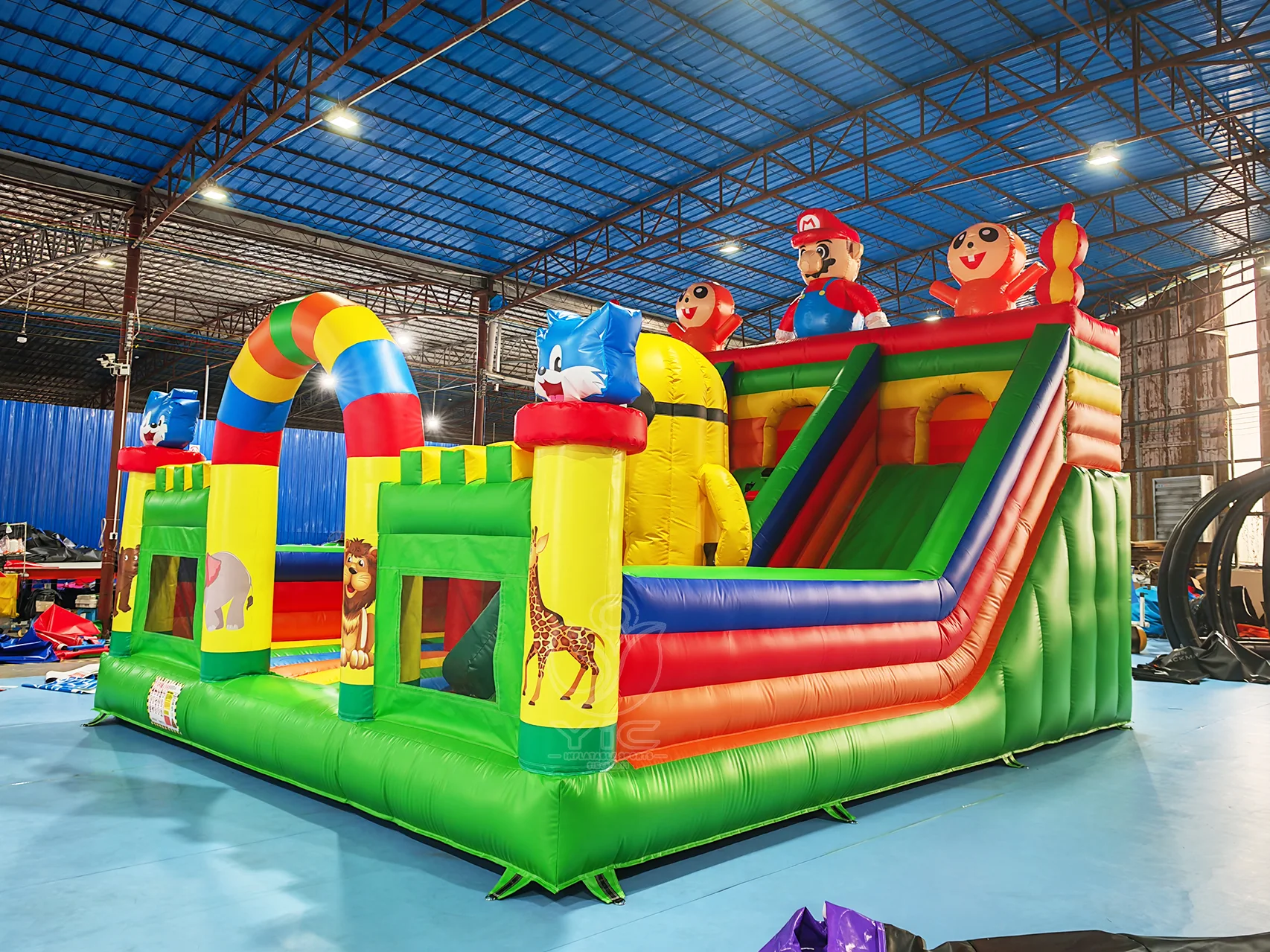 Super Mario Bounce House, a commercial super mario bounce house by YIC Inflatable Sports