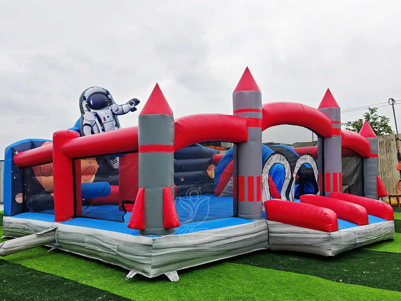 Outer Space Bounce House, a commercial outer space bounce house by YIC Inflatable Sports