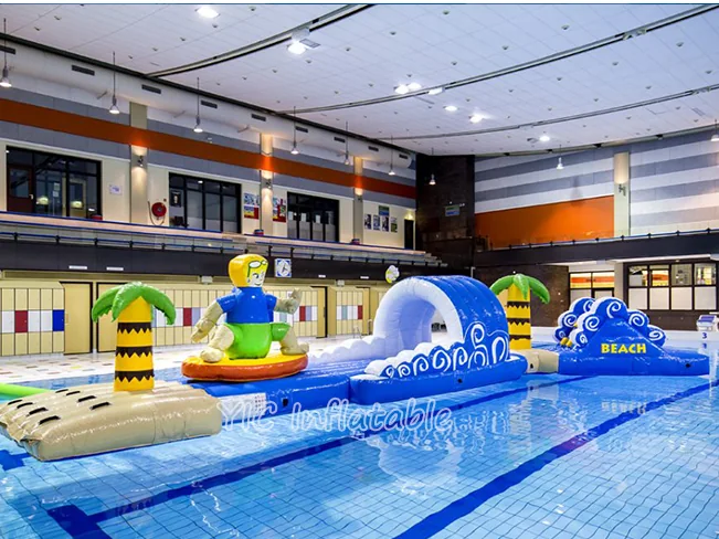 Inflatable obstacle course in water product photo 4