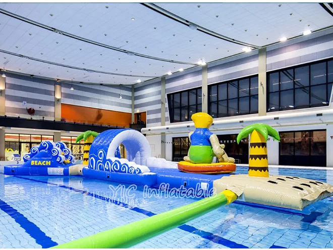 Inflatable obstacle course in water product photo 5