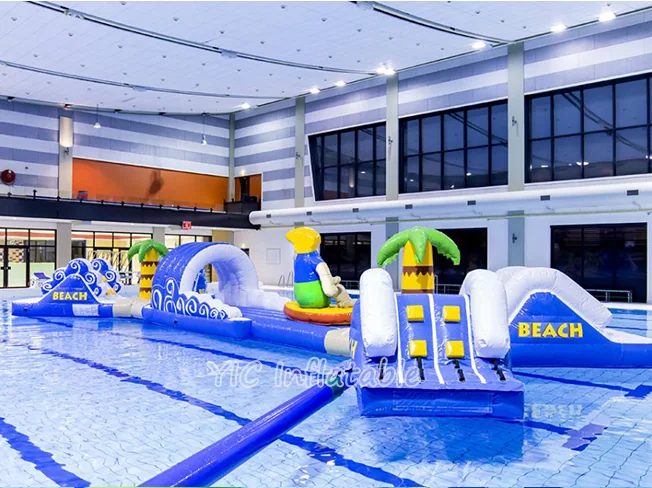 Pool inflatable obstacle course product photo 3