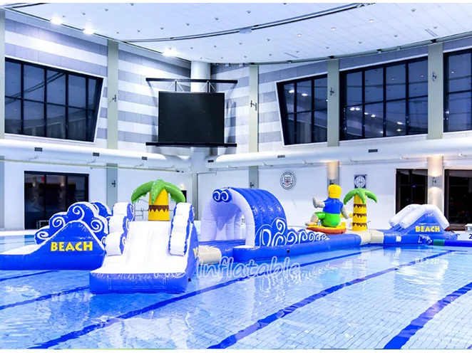 Pool inflatable obstacle course product photo 4