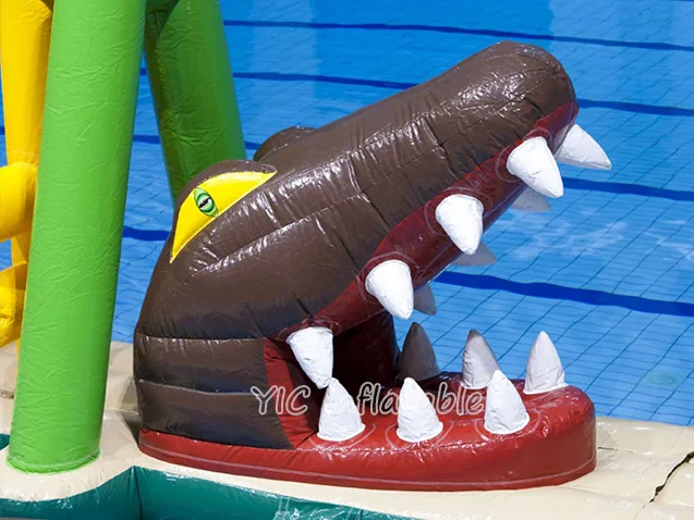 Swimming pool inflatable obstacle course product photo 4