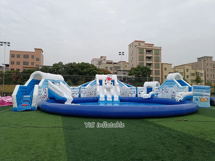 Outdoor inflatable water park product photo 2