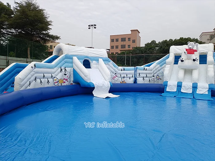 Outdoor inflatable water park product photo 4