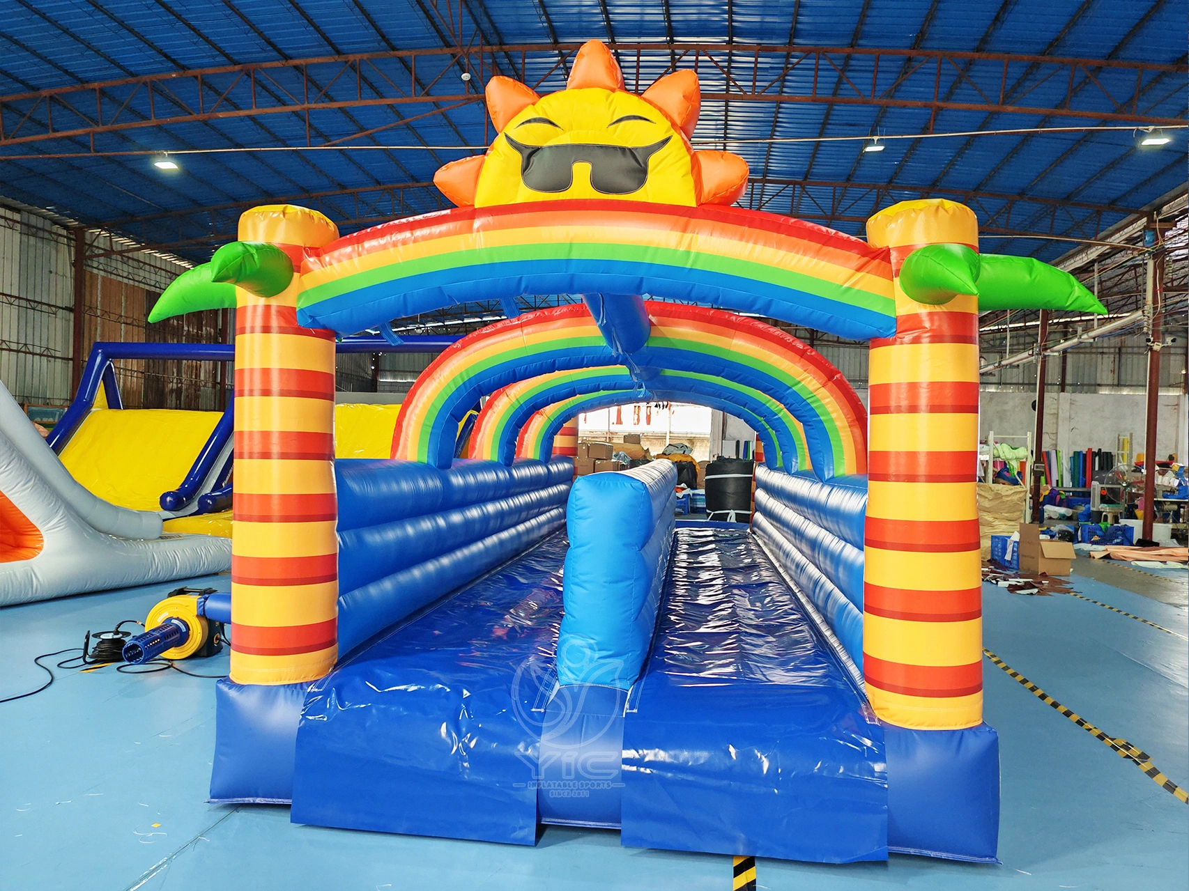 Castle water slide inflatable product photo 3