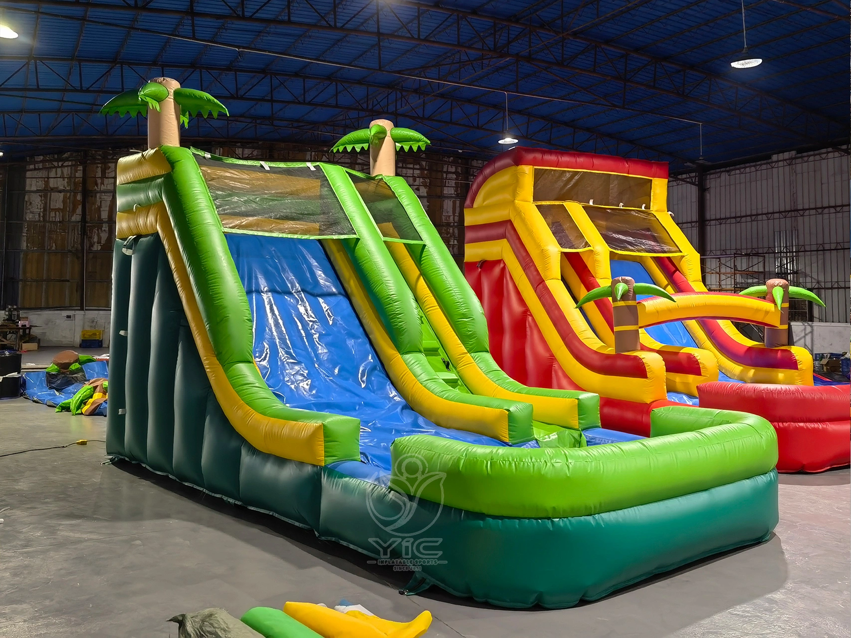 Inflatable water slide tropical product photo 3