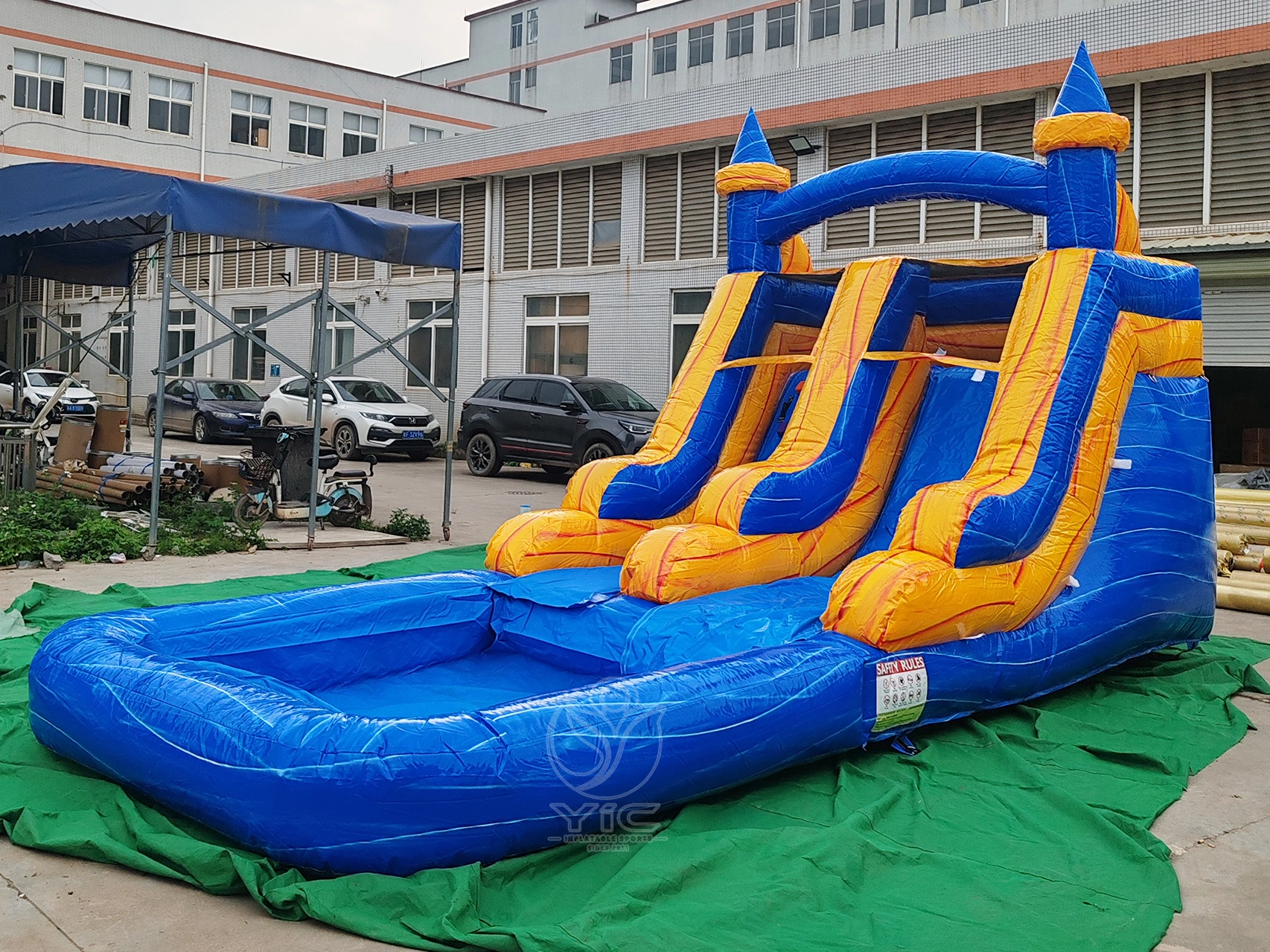 Heavy duty inflatable water slide product photo 2