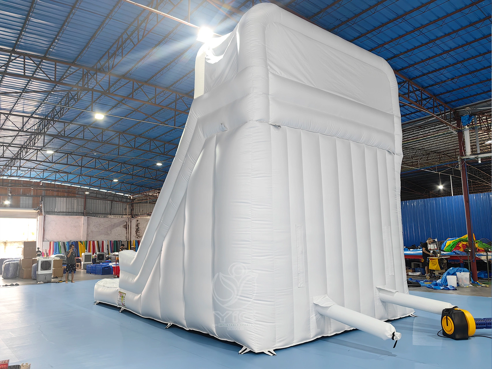 White inflatable water slide product photo 5