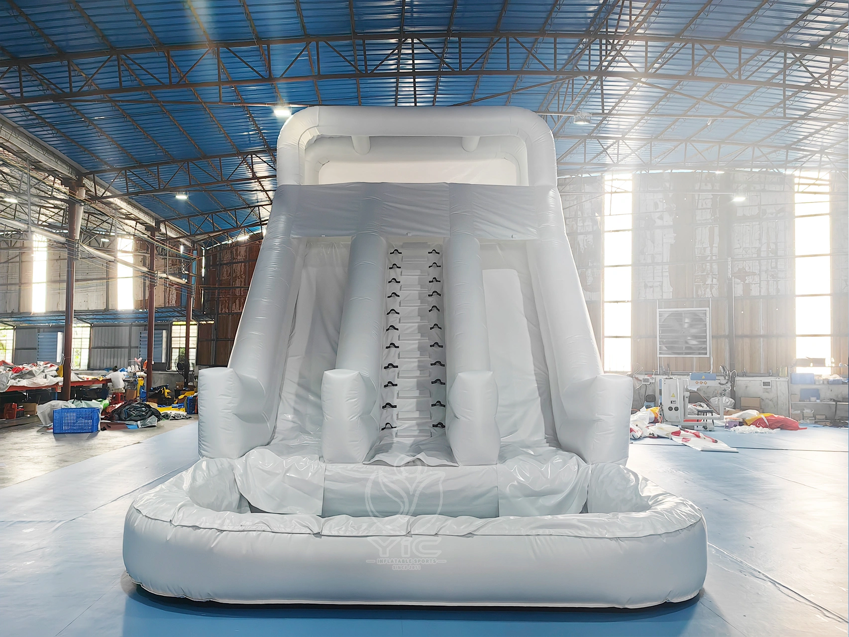 Bounce house with water slide and air blower product photo 2