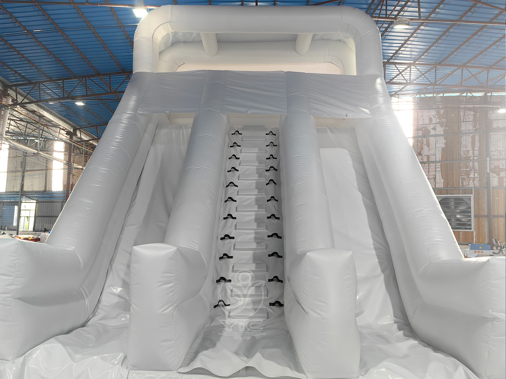 Bounce house with water slide and air blower product photo 5
