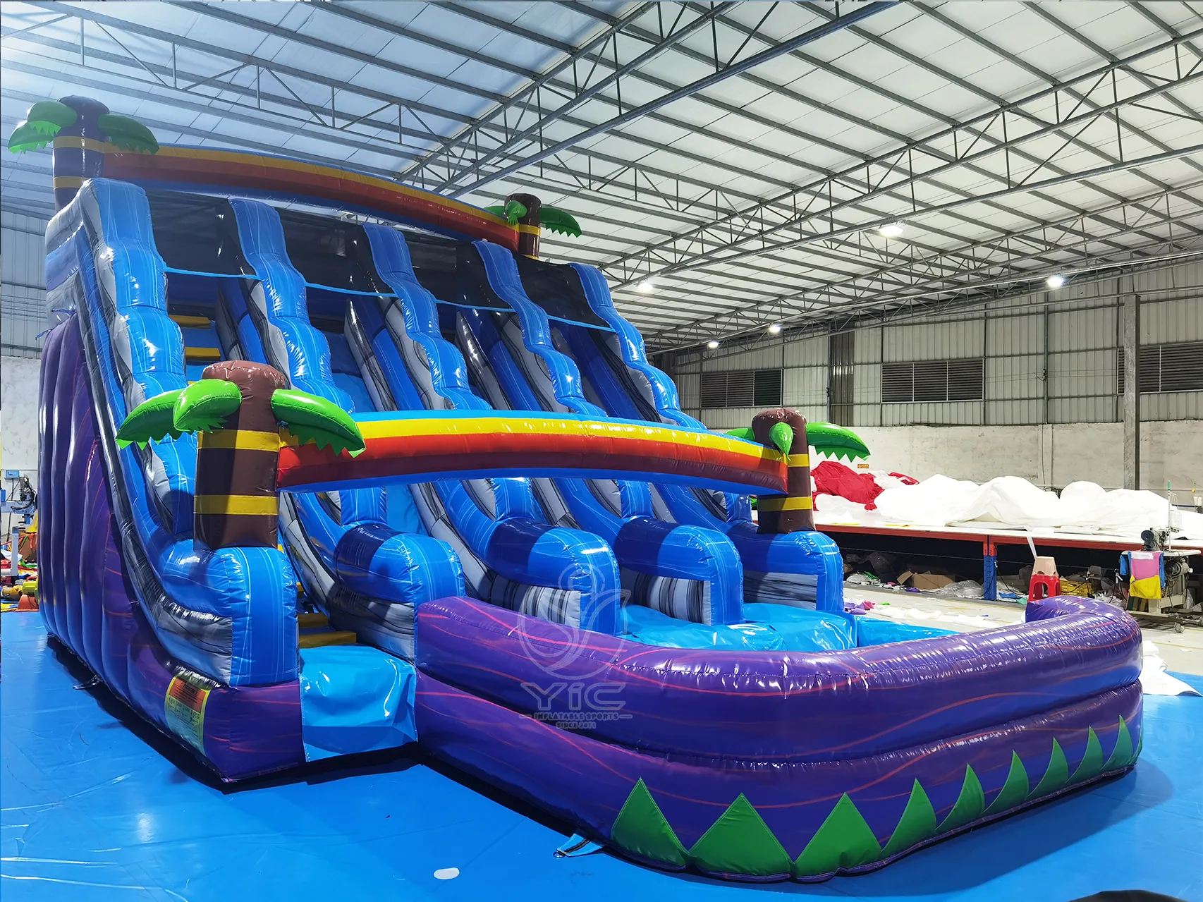 Tropical multi-lane water slide product photo 3