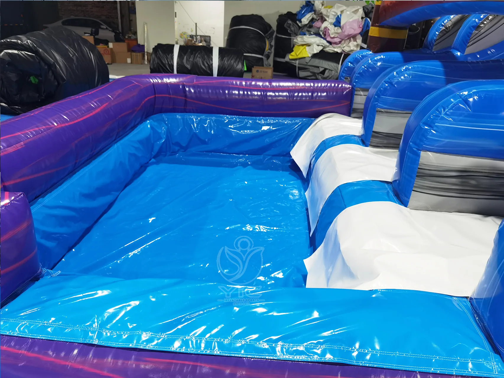 Tropical multi-lane water slide product photo 5