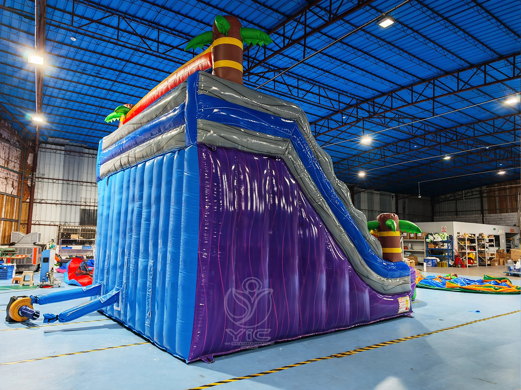 Triple lane water slide product photo 3