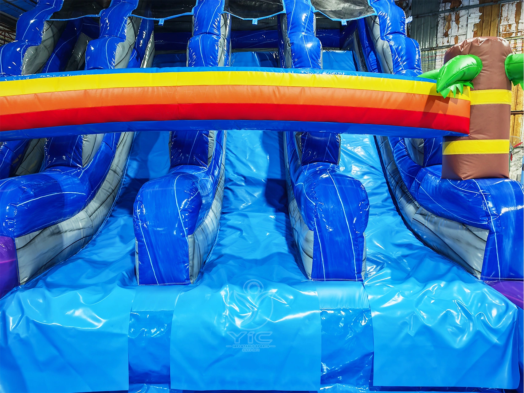 Triple lane water slide product photo 4