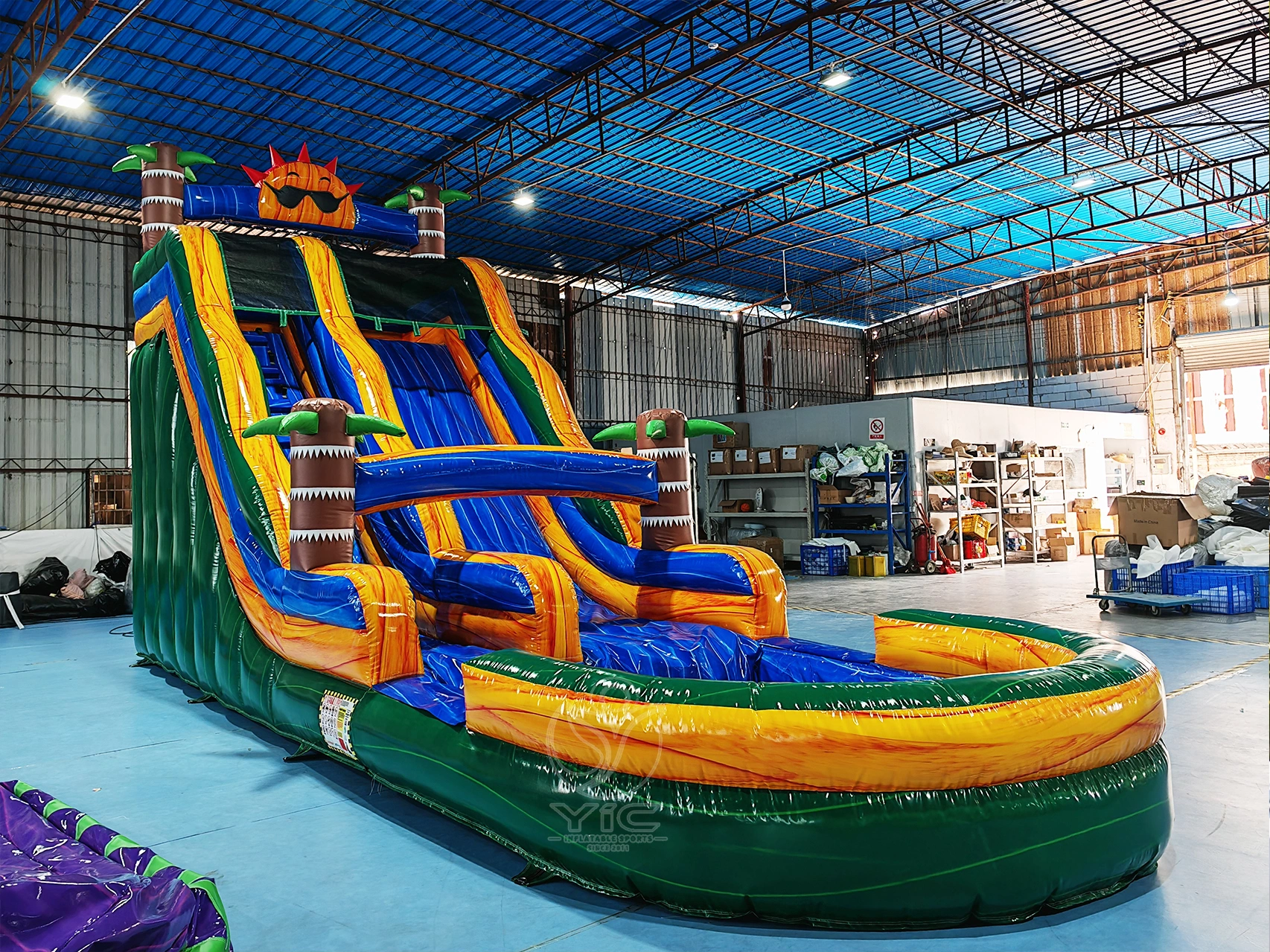 Tropical splash water slide product photo 2