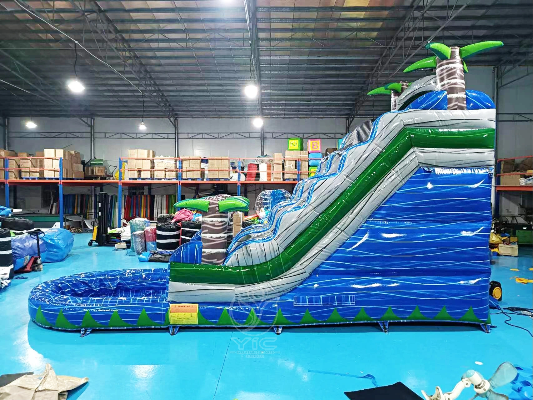 Inflatable jungle water slide product photo 3