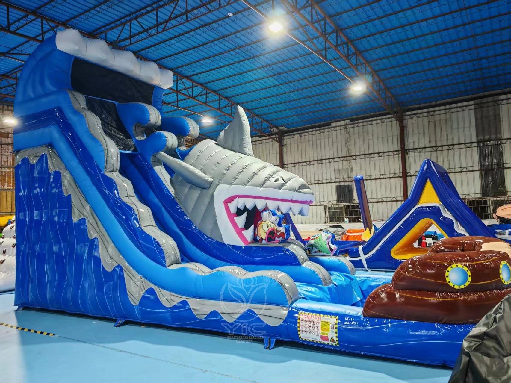 Shark water slide product photo 2