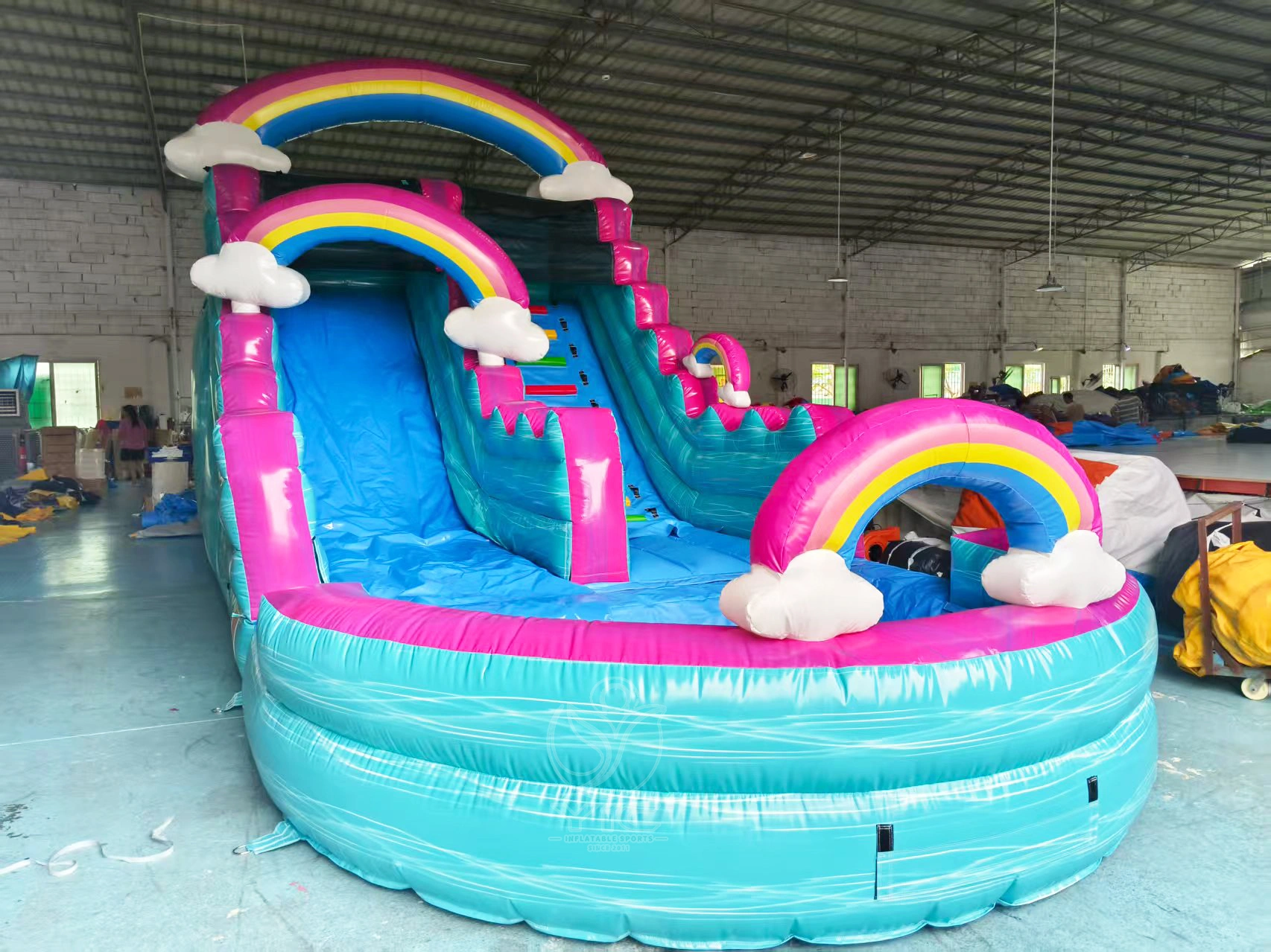 Rainbow water slide product photo 2