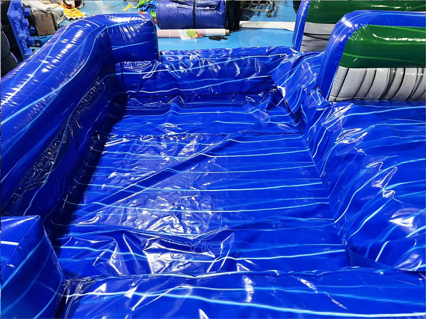 Tropical blow up water slide product photo 5