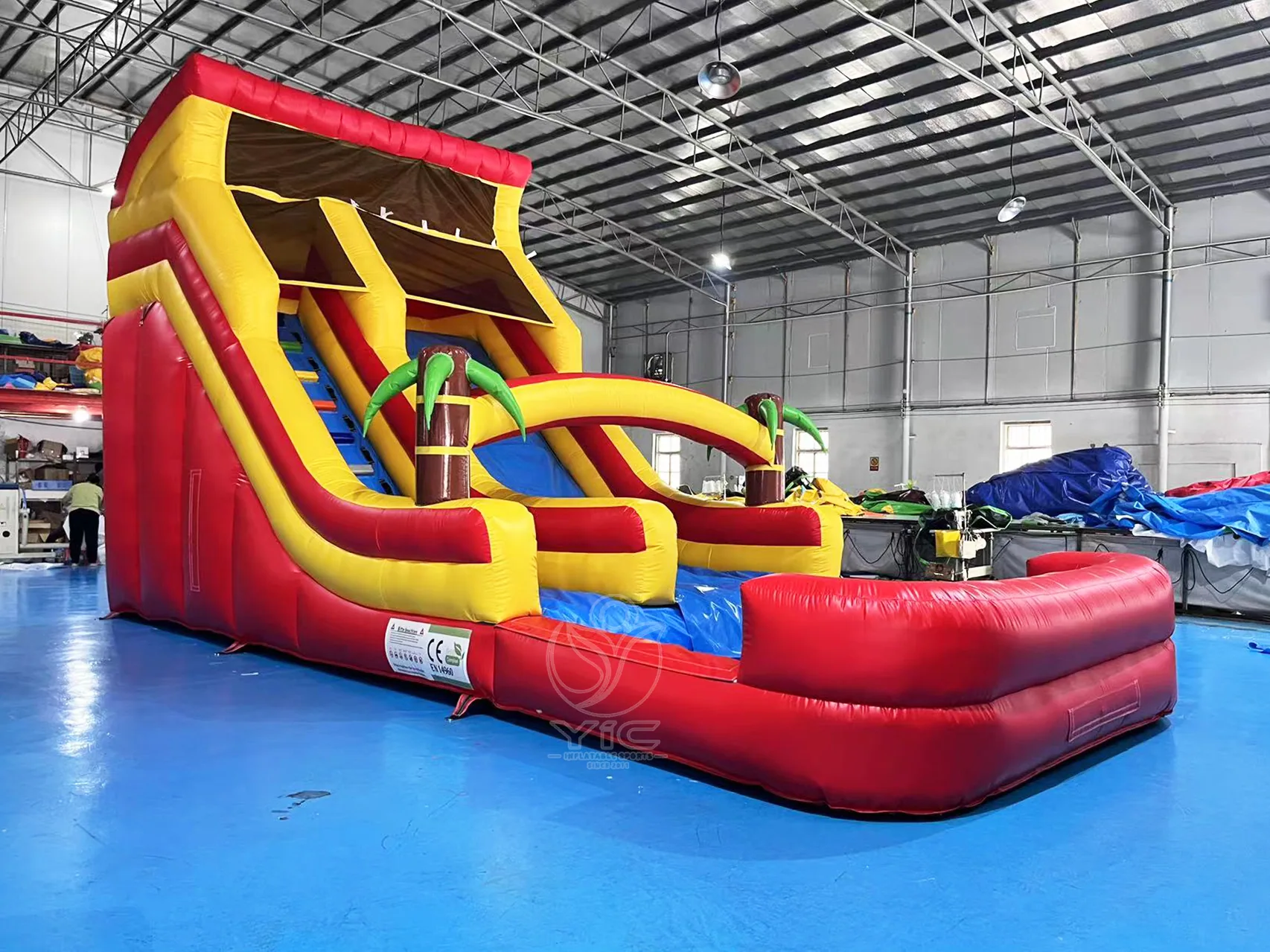Tropical water slide, a commercial tropical water slide by YIC Inflatable Sports