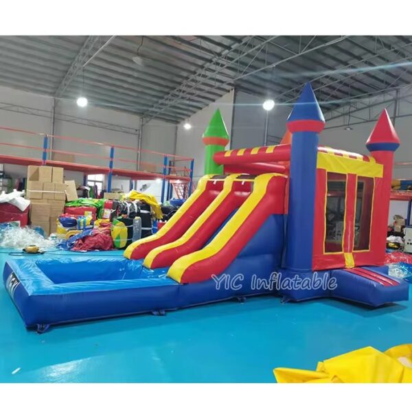 inflatable bouncy water slide