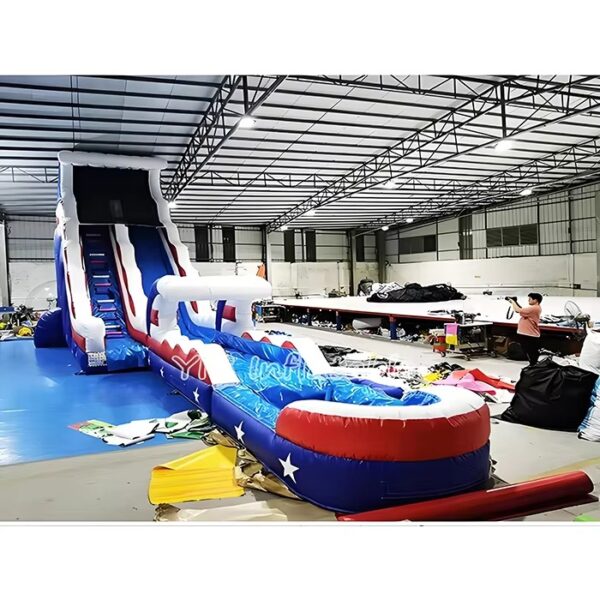 Inflatable Slides with Pool