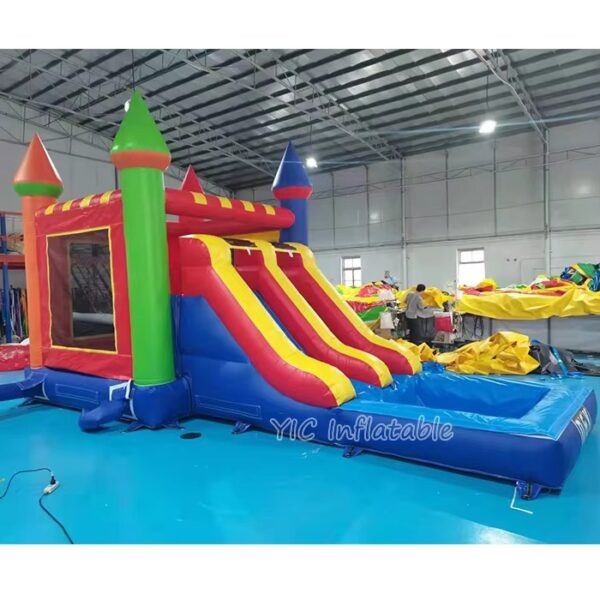 inflatable bouncy water slide
