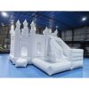 white bounce house