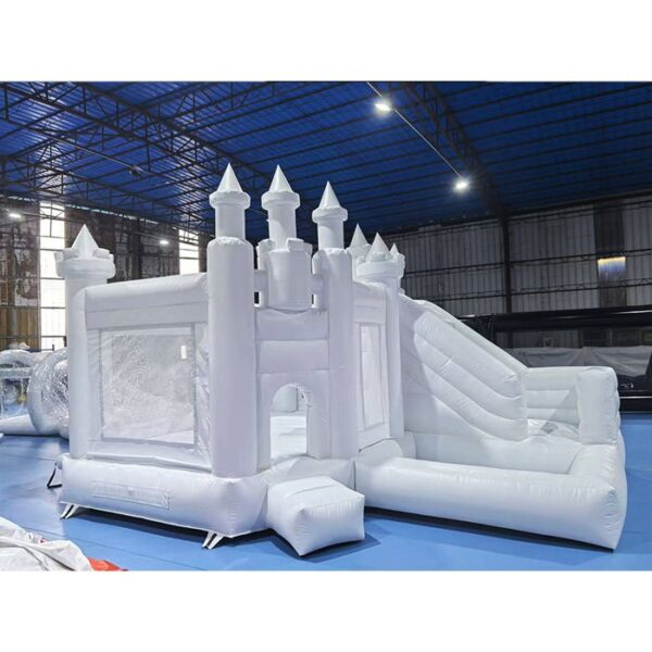 white bounce house