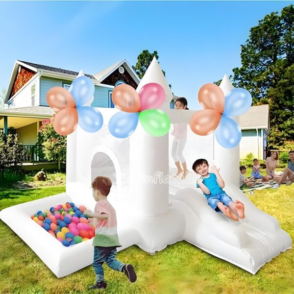 White Bounce Houses