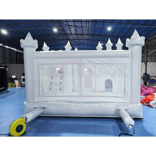 white bounce house