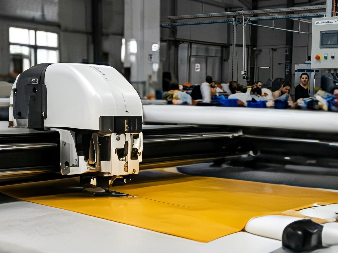 Commercial Inflatable Manufacturer PVC material cutting process for inflatable bounce house and inflatable slide production