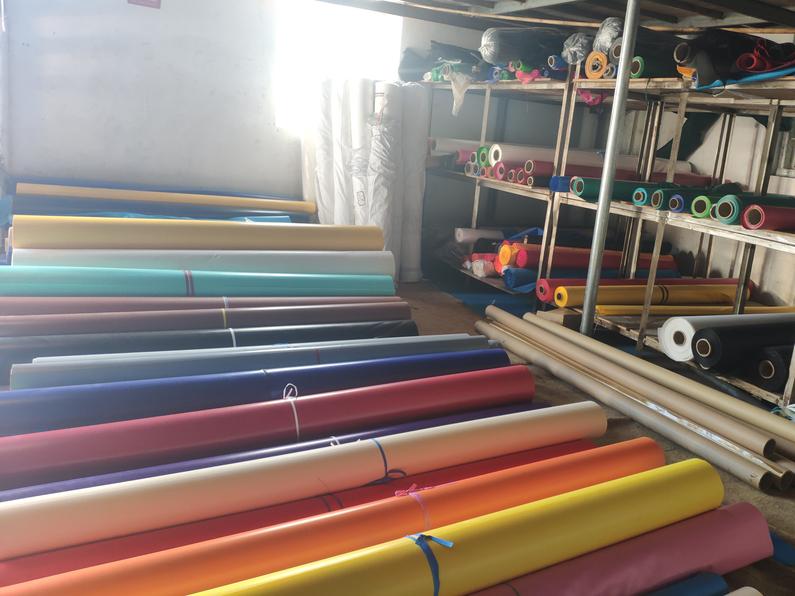 commercial-inflatable-manufacturer-yic-raw-material-inspection-for bounce house and water slide