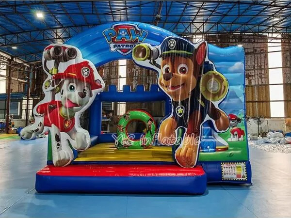paw patrol inflatable bounce house commercial rental kids amusement by YIC factory