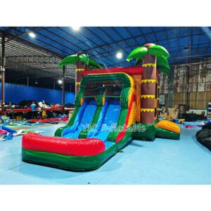 Inflatable water slide