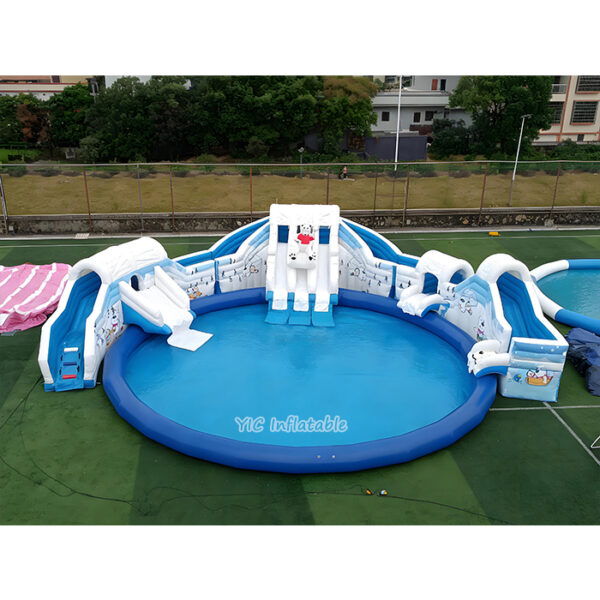 Inflatable water park