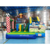Soccer Inflatable Bounce House Slide Combo