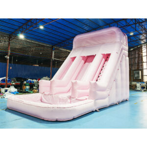 Pink Inflatable Water Slide