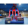 superhero character digital printing on commercial inflatable slide by YIC factory